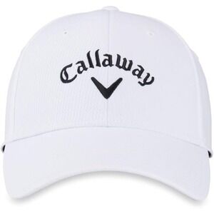 Callaway Unisex Adult Perf‎ Front Crest Str Cap, White